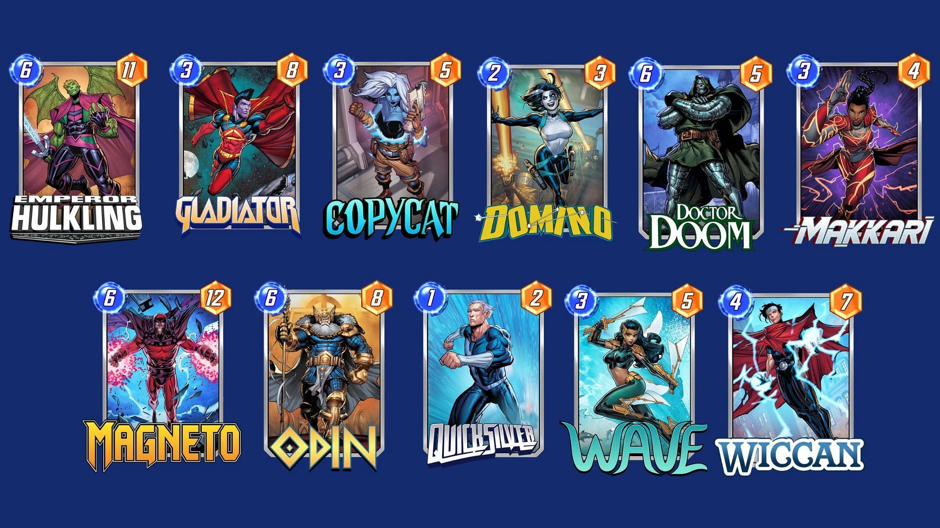 The Quick Hulkling Deck in Marvel Snap (Image via Nuverse)