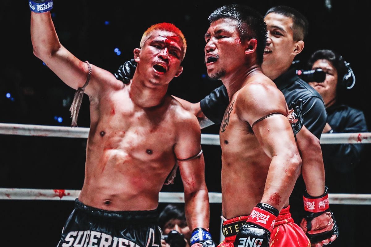 Superlek Kiatmoo9 and Rodtang Jitmuangnon - Photo by ONE Championship