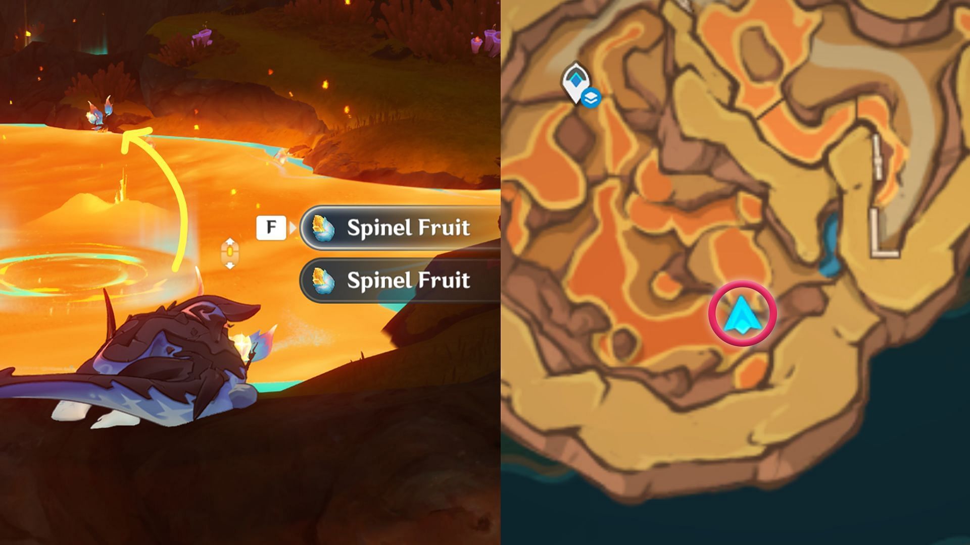 Spinel Fruit Location #10 (Image via HoYoverse)