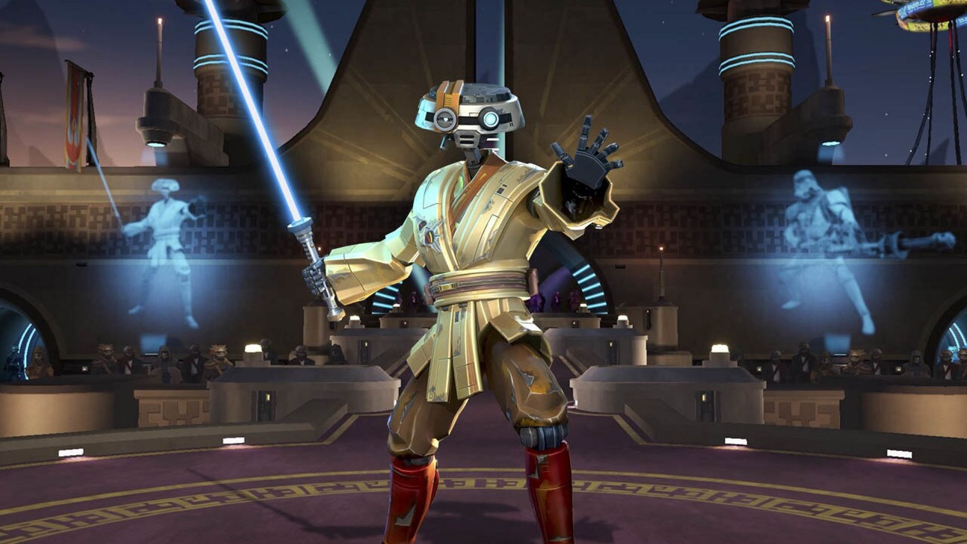 J-3DI in Star Wars Hunters (Image via Zynga/Lucasfilm Games)