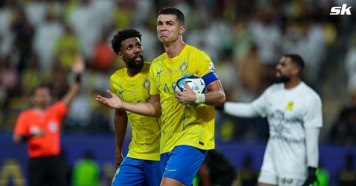 Cristiano Ronaldo in action for Al-Nassr