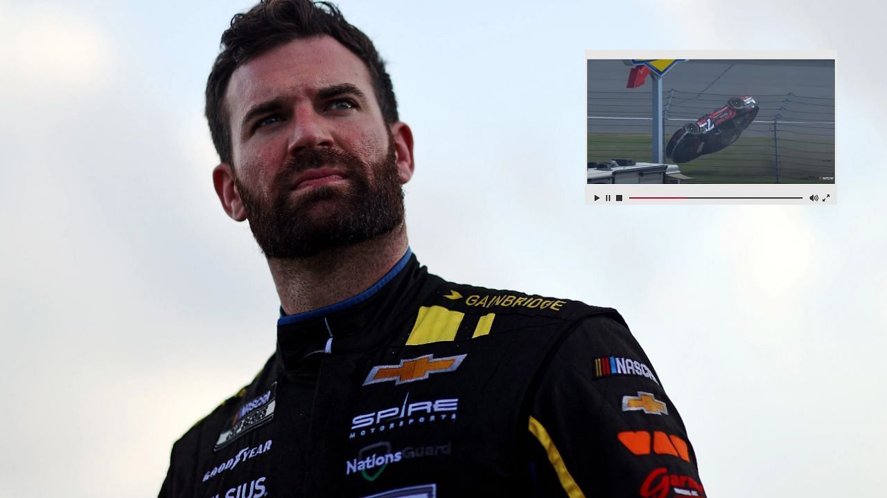 #7 Spire Motorsports driver Corey LaJoie. ( Image via - Imagn &amp; YouTube/NASCAR )