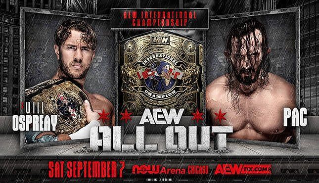 Updated Card For AEW All Out