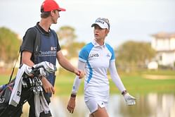 Nelly Korda heads out to support her brother Sebastian after her close loss at the AIG Women’s Open