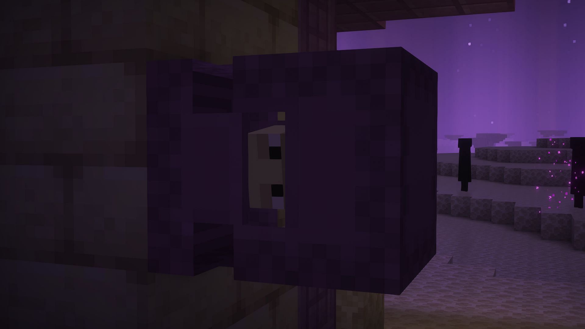 Shulker boxes are the only mob tough enough to need the breach enchantment (Image via Mojang)