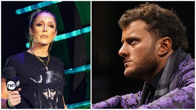 Britt Baker shares a two-word message after backstage controversy with MJF in AEW