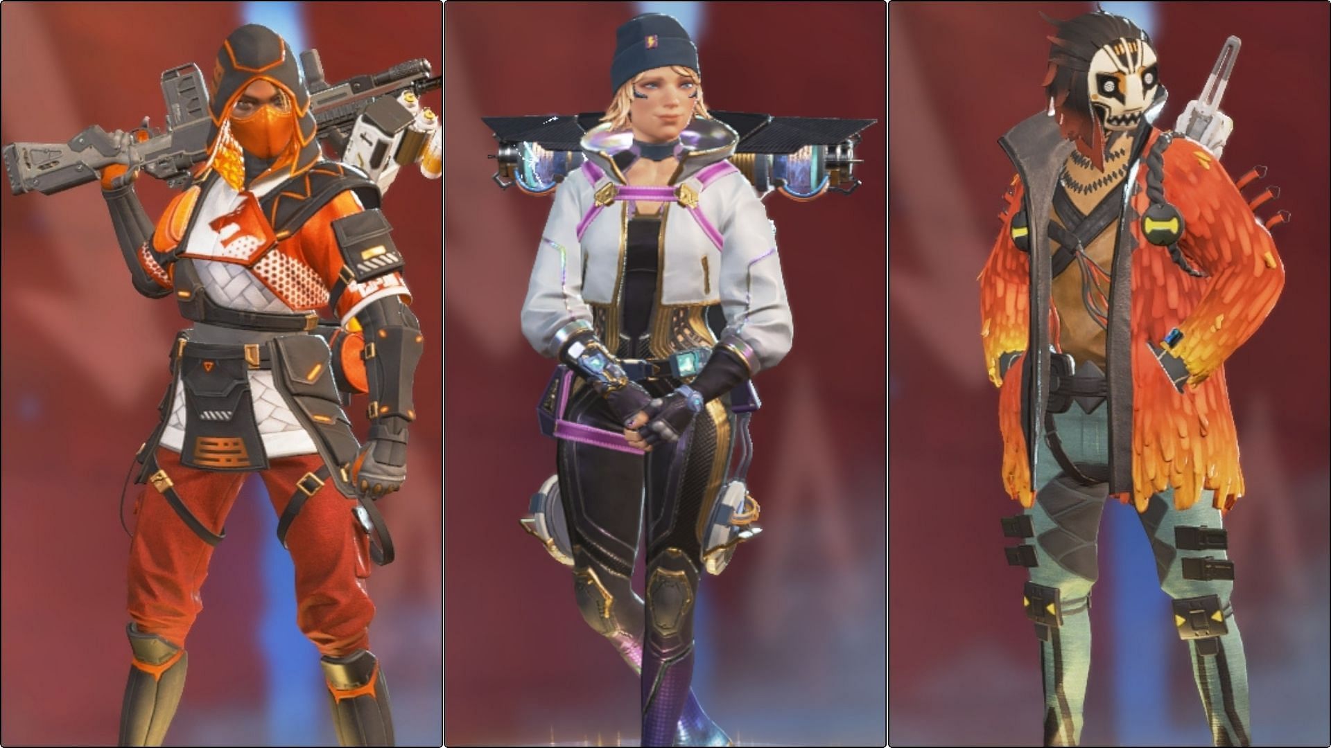 Bangalore, Wattson, and Crypto in Apex Legends (Image via EA)