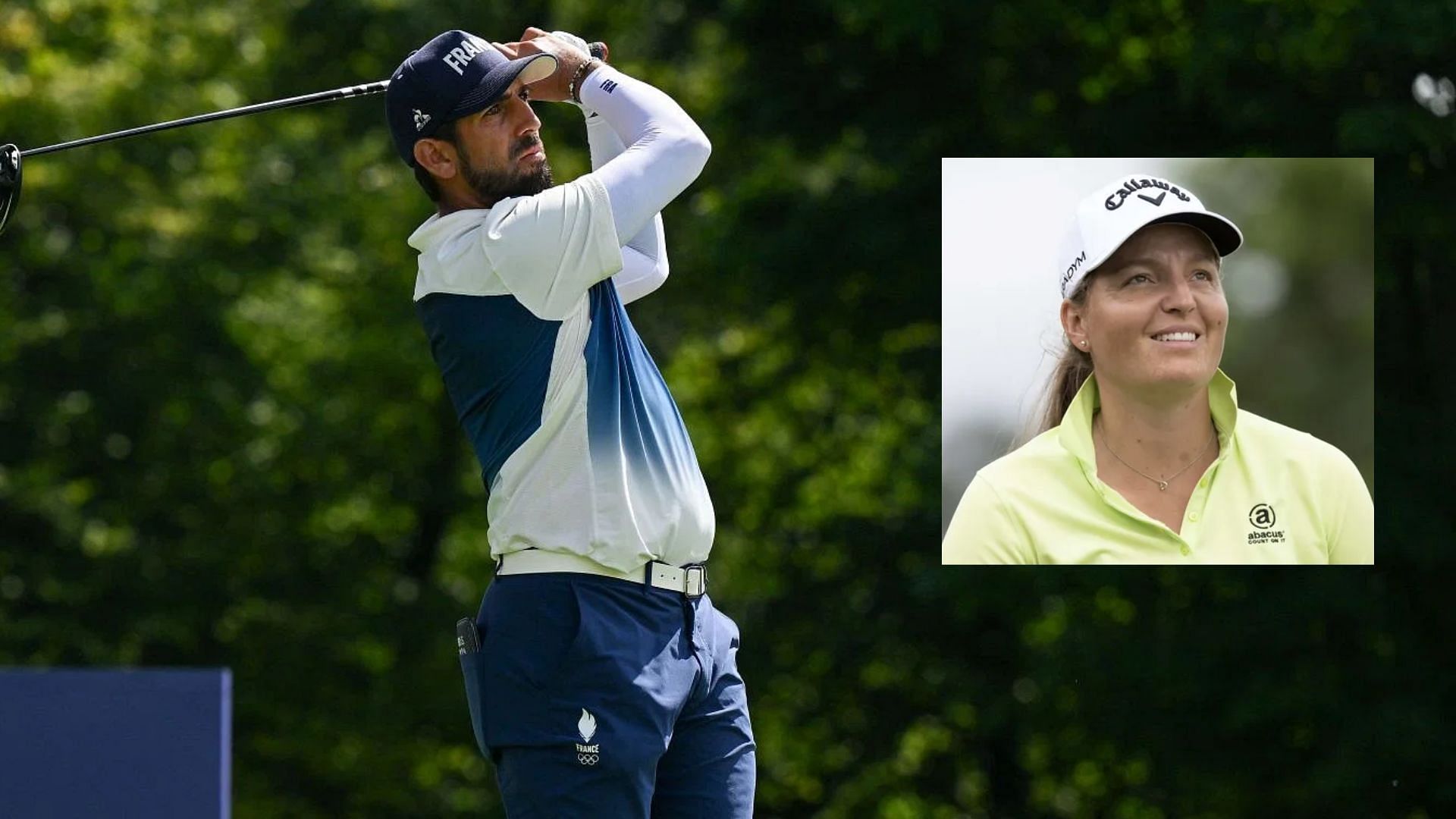 Matthieu Pavon and Perrine Delacour (Images via Getty and US Today Sports)