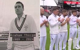 [Watch] England players and fans honor Graham Thorpe before start of 1st Test vs Sri Lanka in Manchester