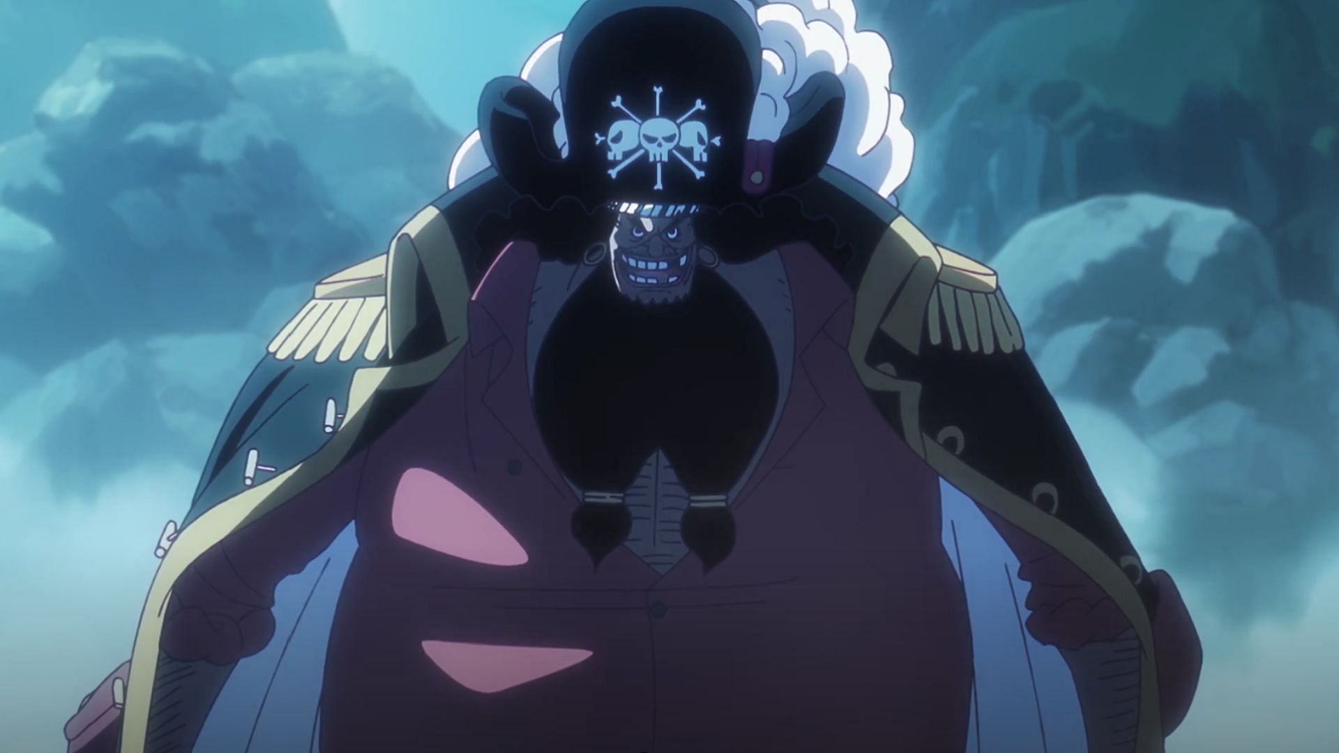 Blackbeard as seen in the One Piece anime (Image via Toei)