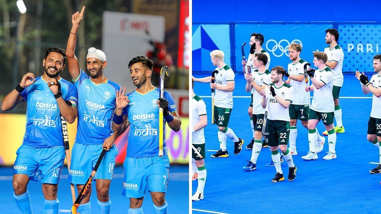 india vs Ireland (photo credit: instagram/ hockey_ireland)