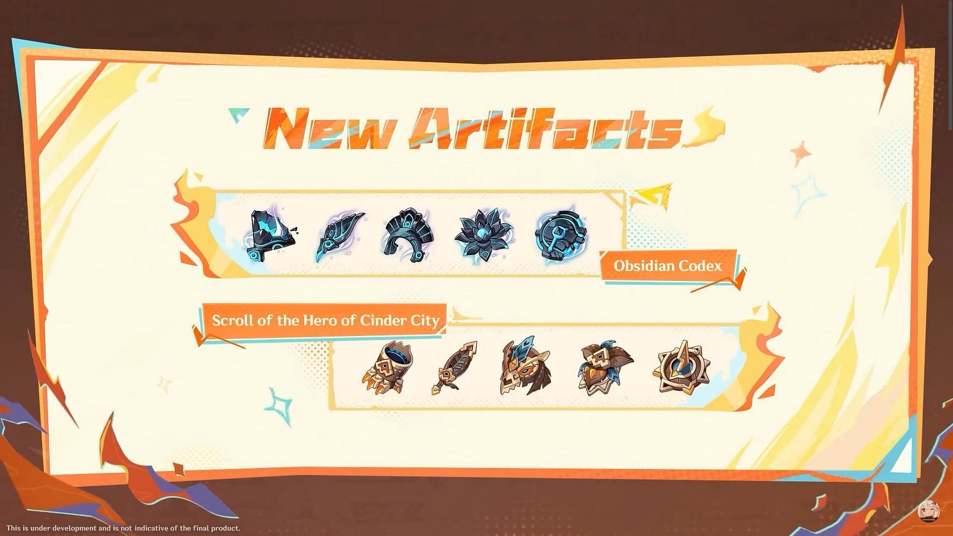 Two new artifact sets will be released in version 5.0 (Image via HoYoverse)