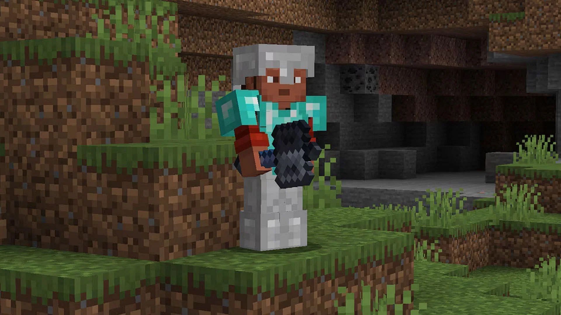 The mace weapon has improved combat (Image via Mojang Studios)