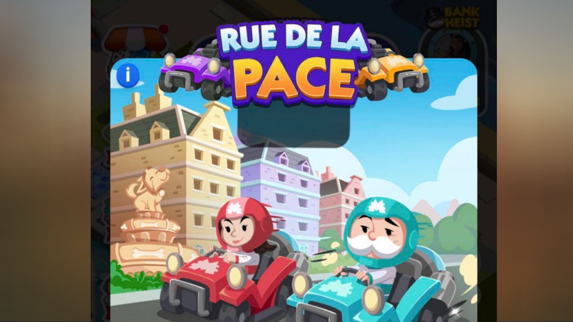 Monopoly Go Rue De La Pace event is now live (Image via Scopely) 