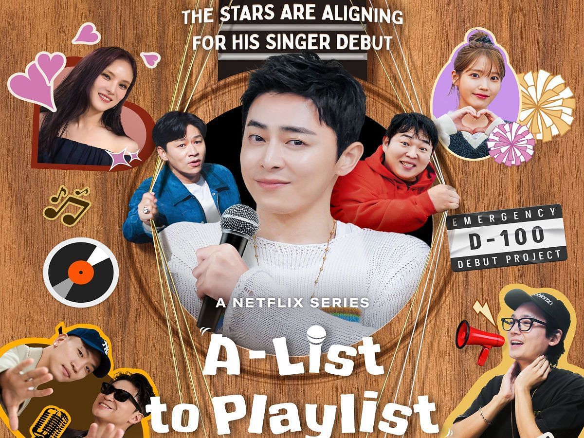 Netflix revealed the trailer of the upcoming star studed variety show A-List To Playlist (Image via X/@Netflixth)