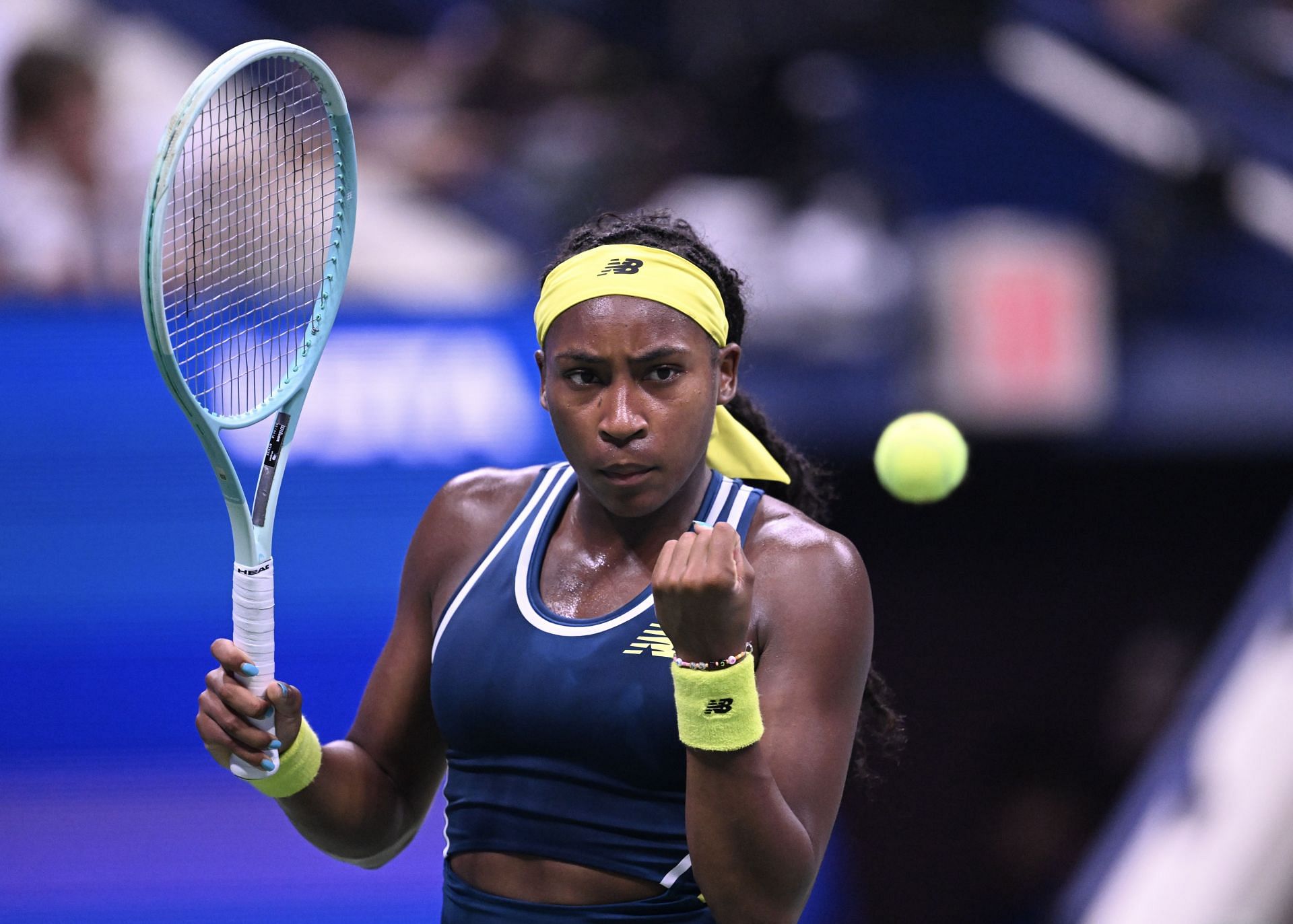 Coco Gauff at the US Open 2024. (Photo: Getty)