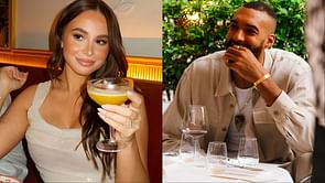 Rudy Gobert's girlfriend Julia holds hands with Olympic medalist during tropical getaway