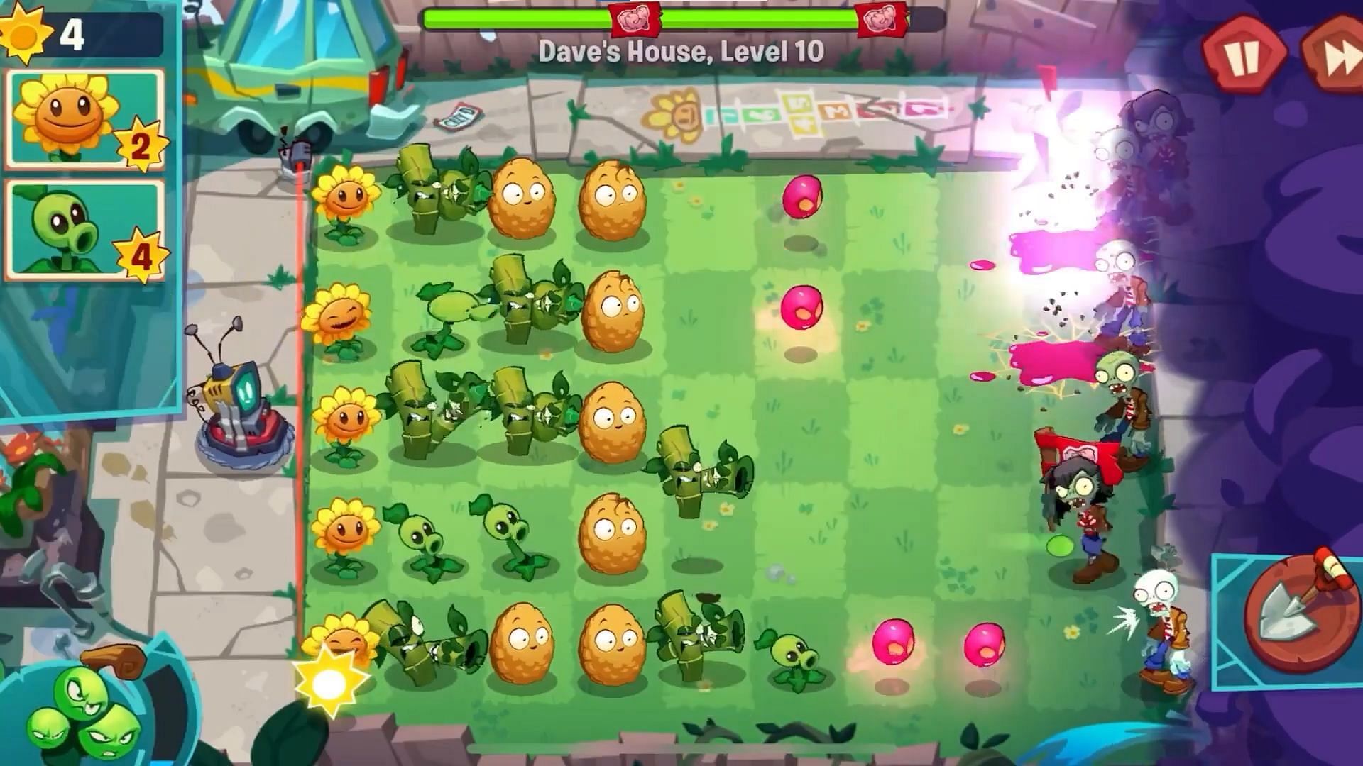 Plants vs. Zombies 3 Gameplay (Image via EA)