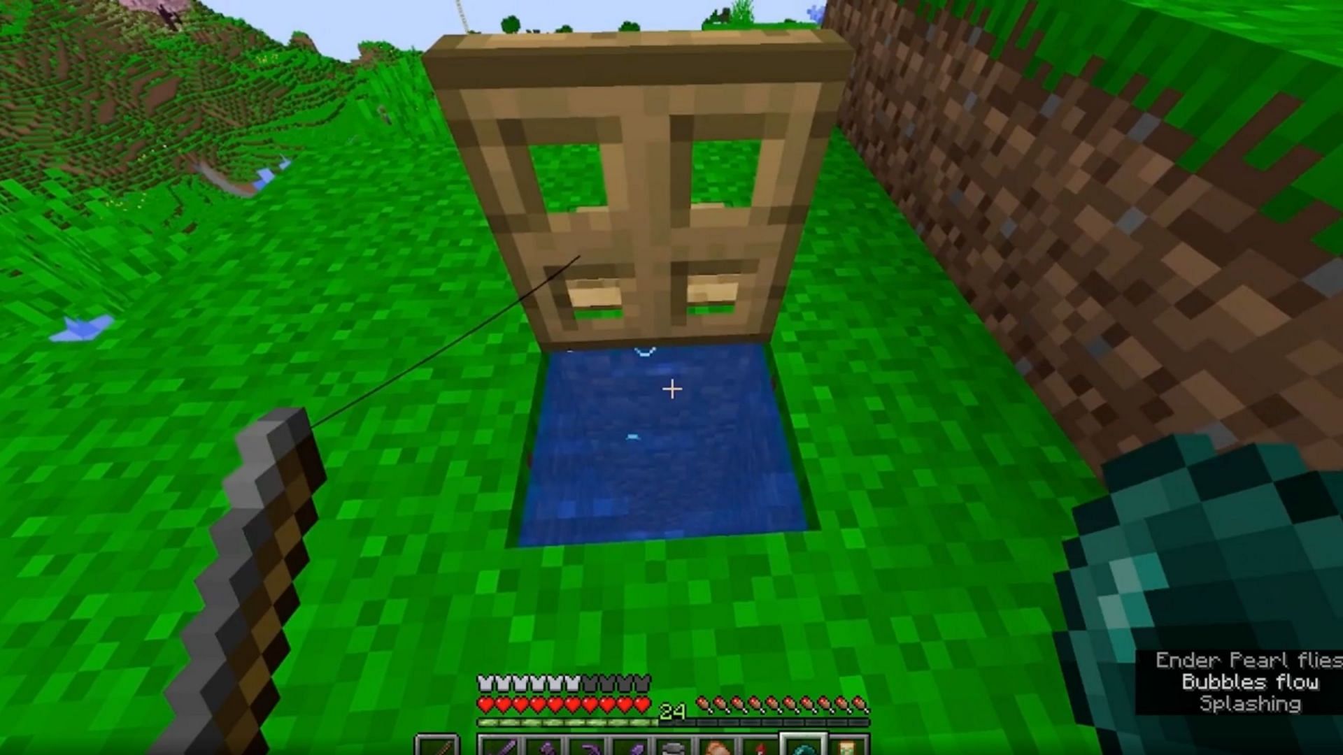 Minecraft teleportation build