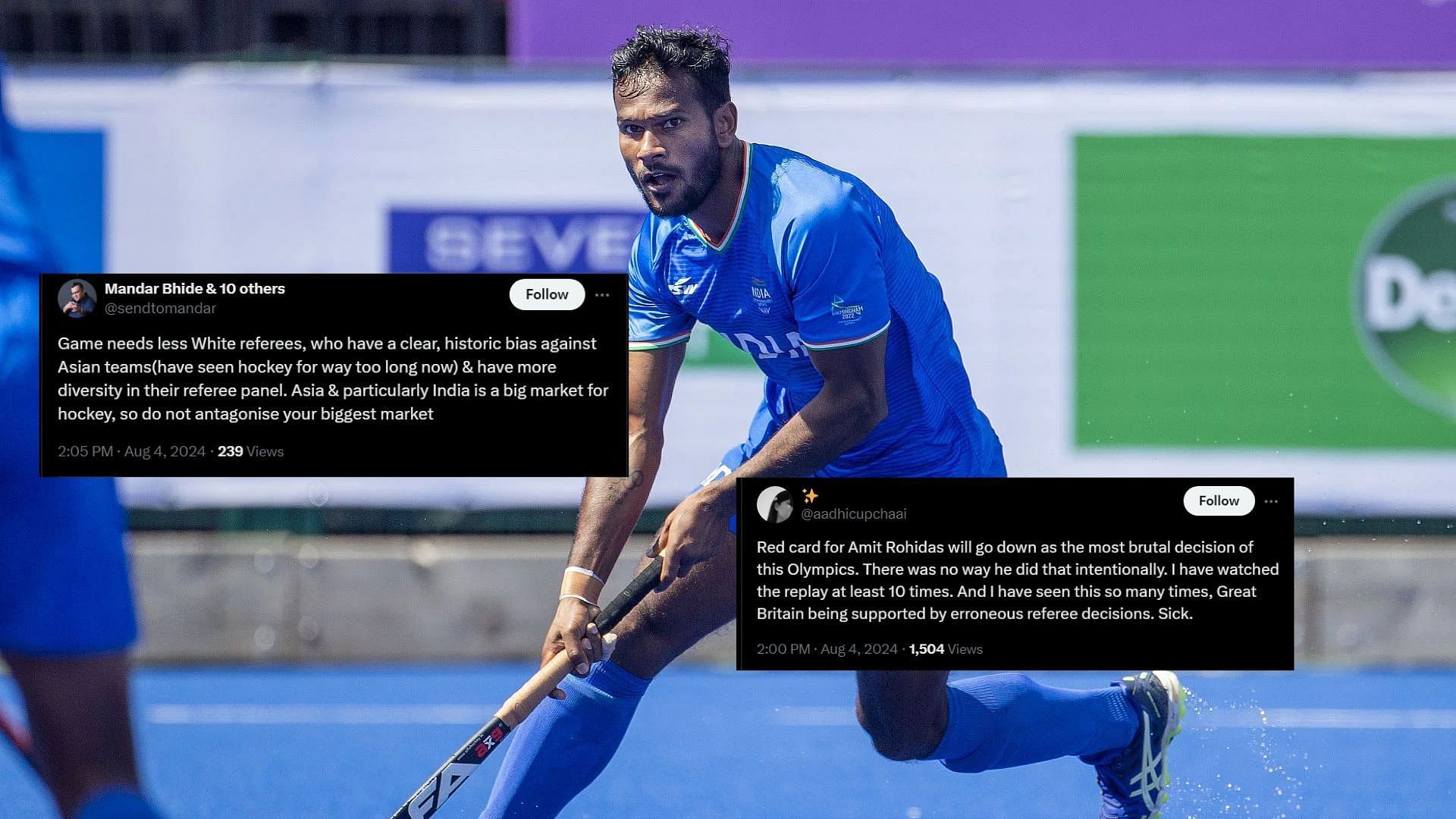 &quot;Game needs less white referees&quot;; &quot;Most brutal decision of Olympics&quot; - Reactions pour in after Amit Rohidas