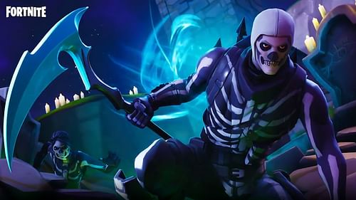 The Skull Trooper skin might be one of Jonesy's snapshots (Image via Epic Games)