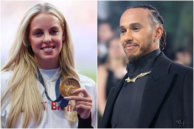 Lewis Hamilton hypes Keely Hodgkinson’s Olympic Gold in 800 meters