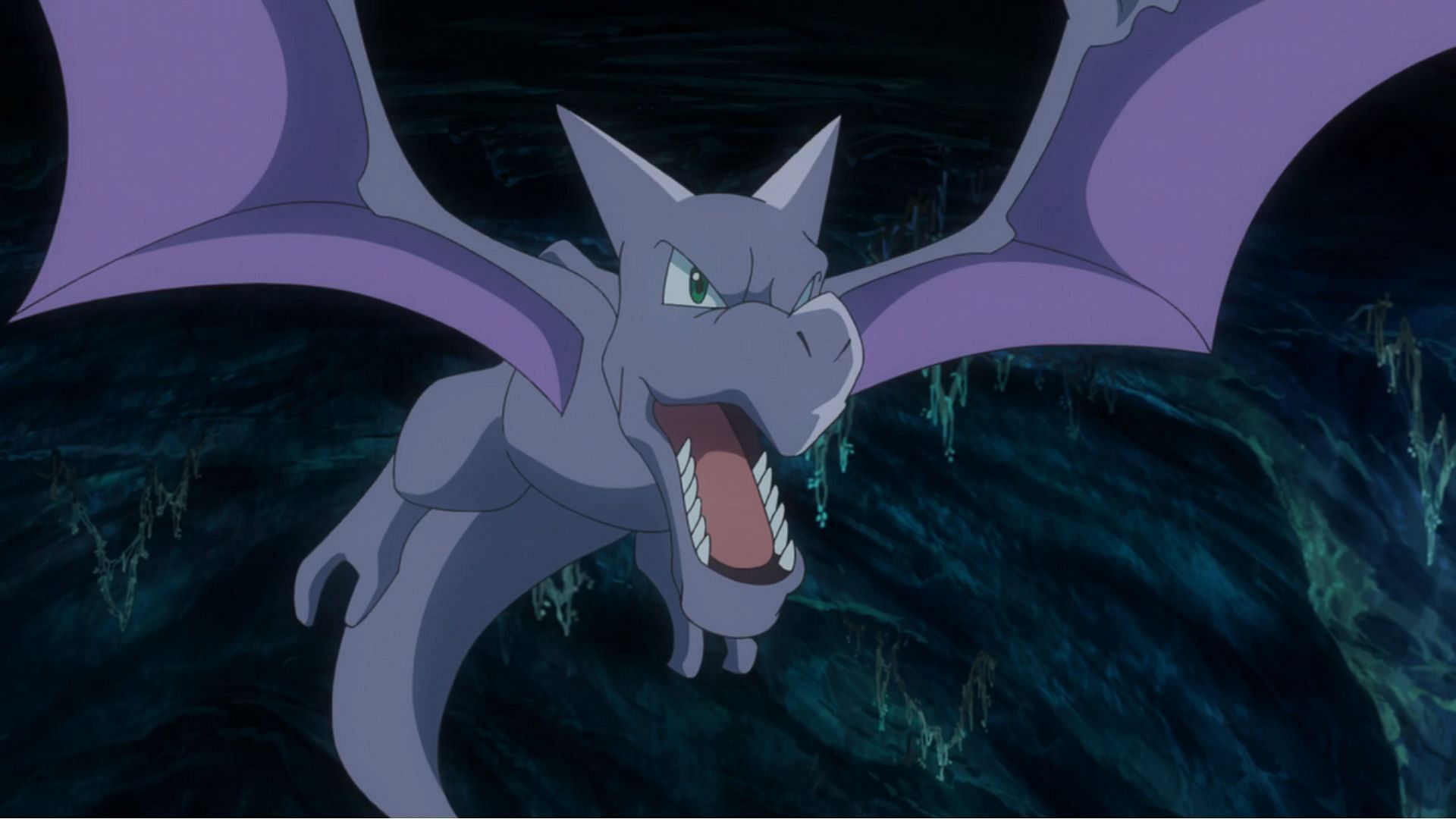 Aerodactyl in the anime (Image via TPC)