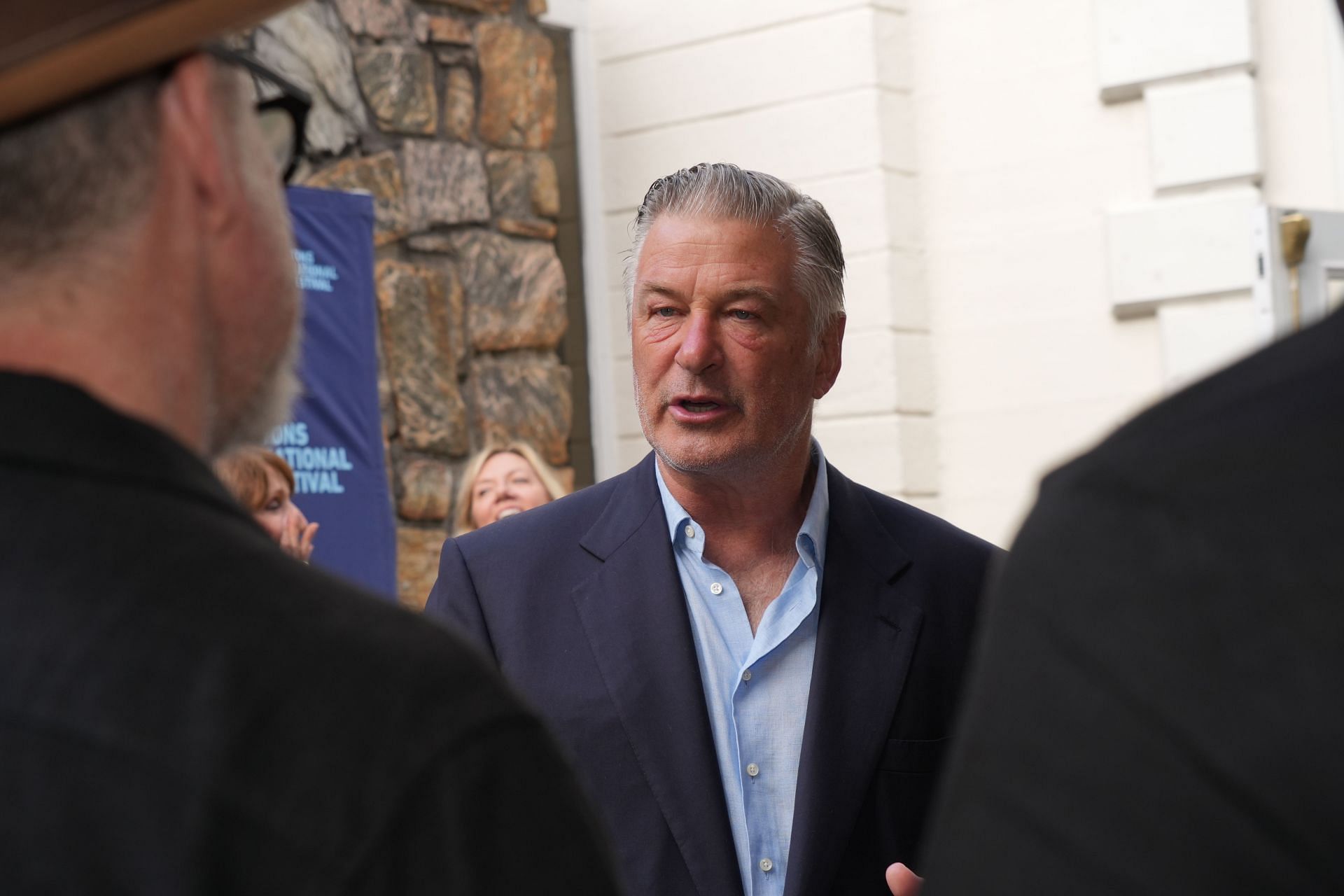 Alec Baldwin in one of his court appearances (Image via Getty)