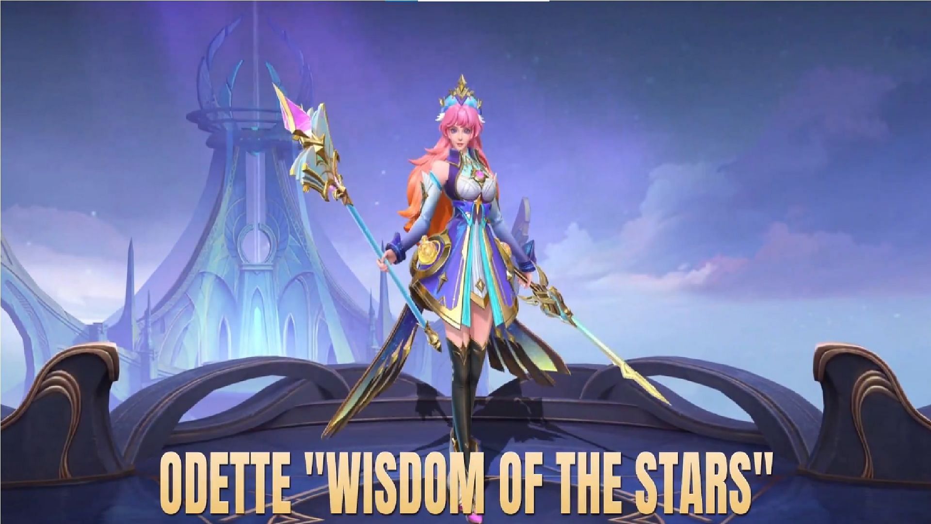 Odette &quot;Wisdom of Stars&quot; skin&#039;s basic variant in Mobile Legends Bang Bang (Image via Moonton Games)