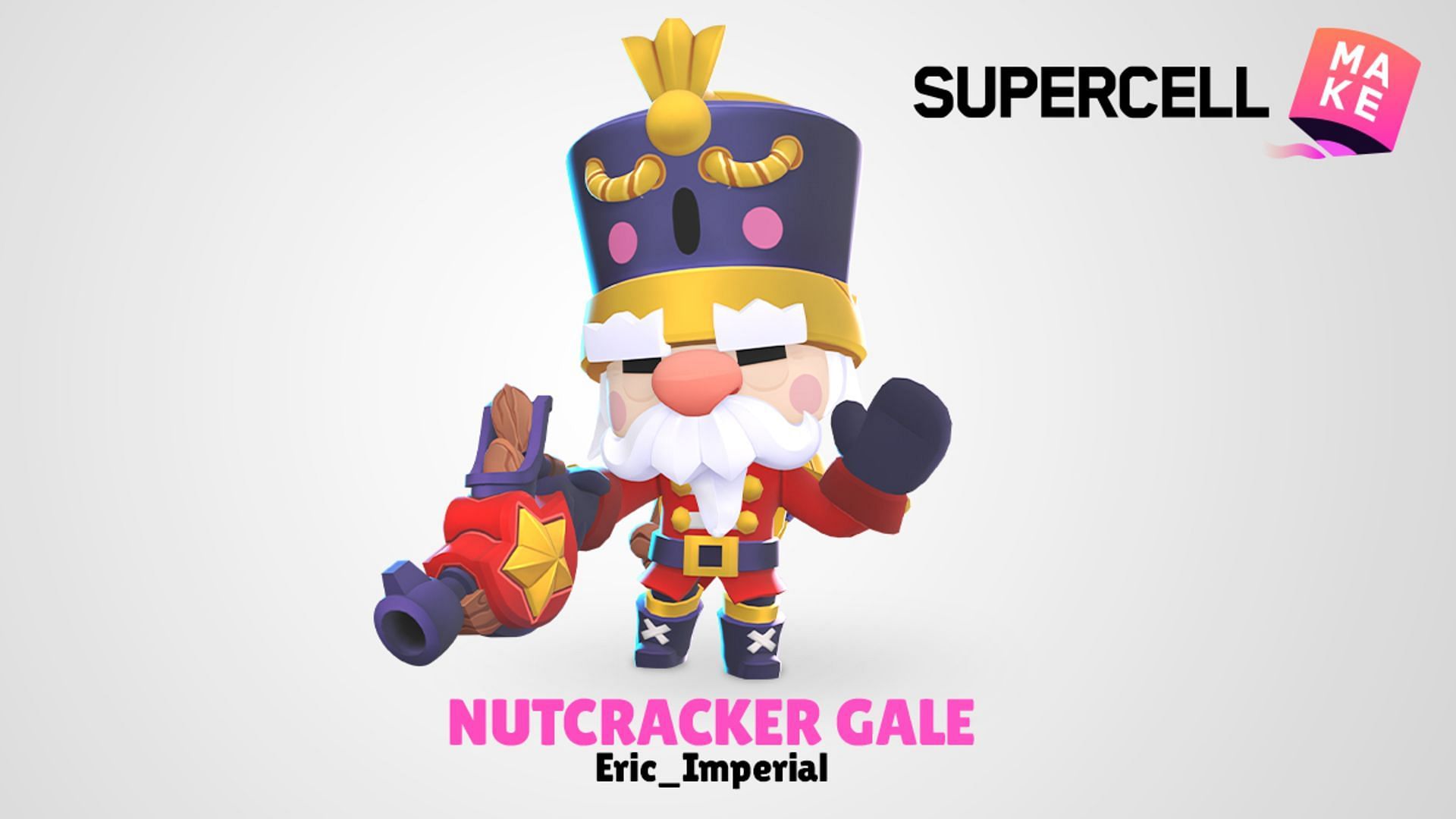 Gale wearing Nutcracker skin (Image via Supercell)