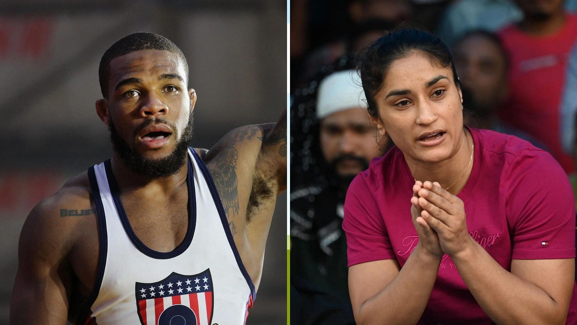 Jordan Burroughs reacts to Vinesh Phogat being disqualified from Paris Olympics- Source: Getty Images