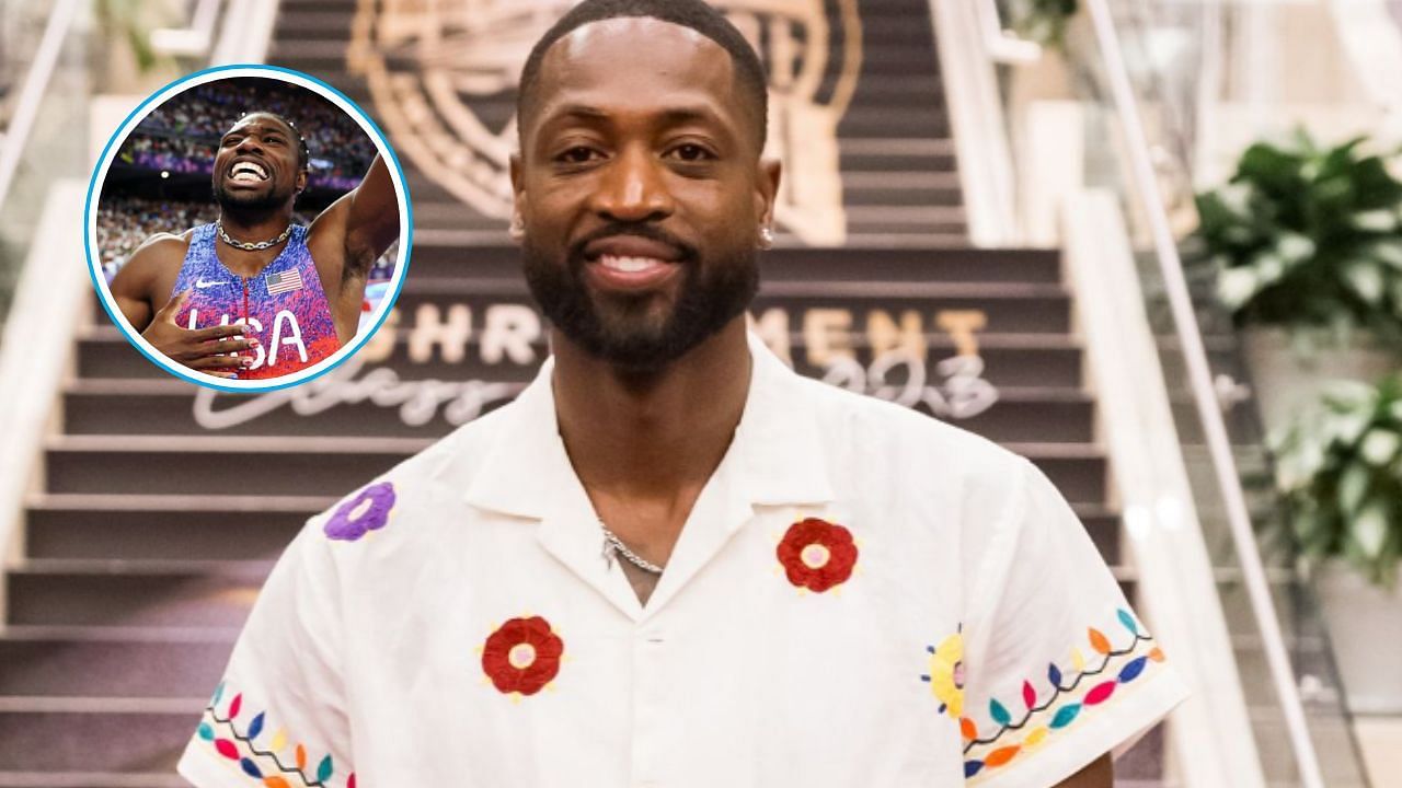 Dwyane Wade gets a few reactions from the fans after his comments on Noah Lyles