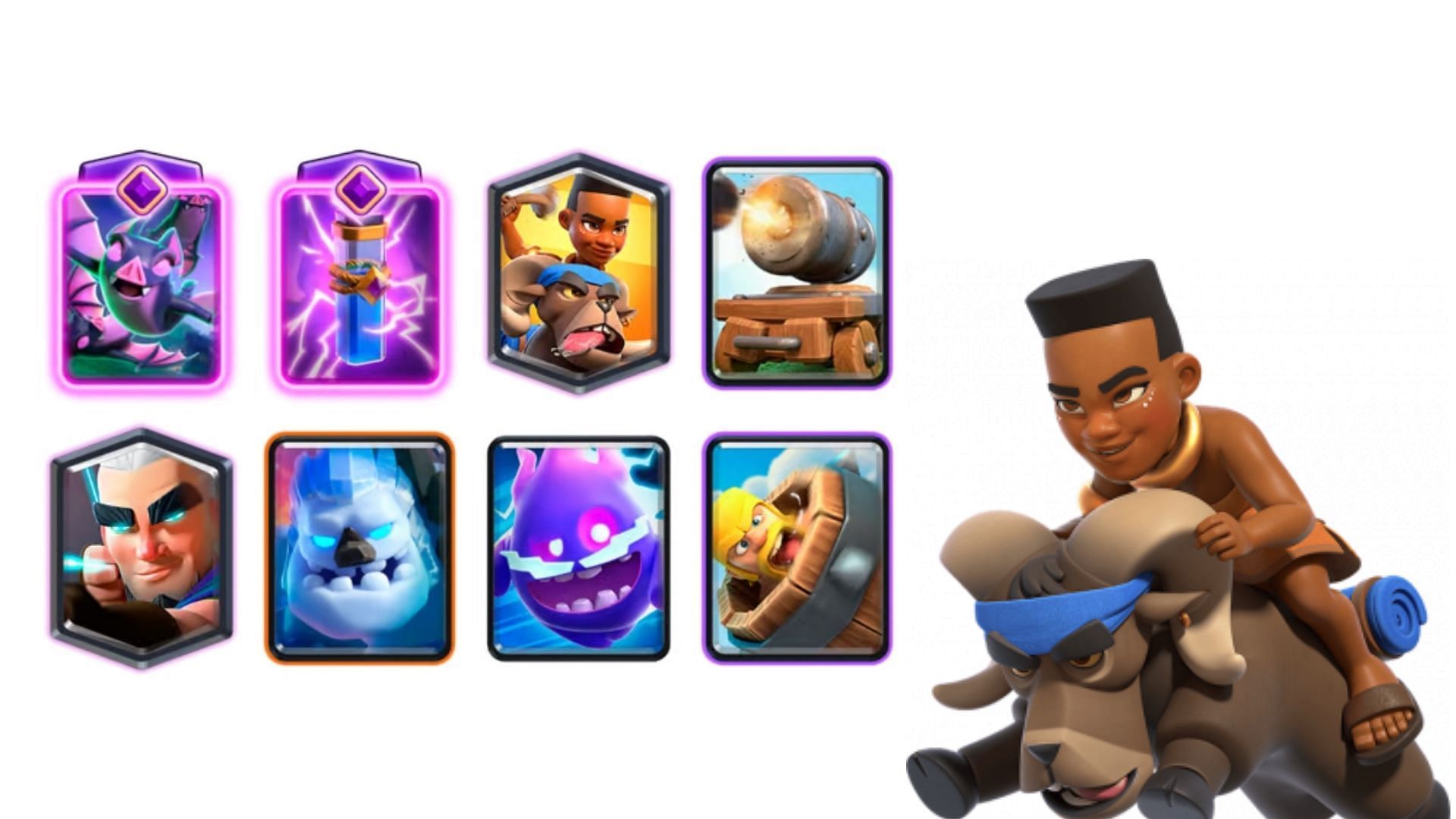 Ram Rider MA 2.9 Cycle in Clash Royale (Image via Supercell)