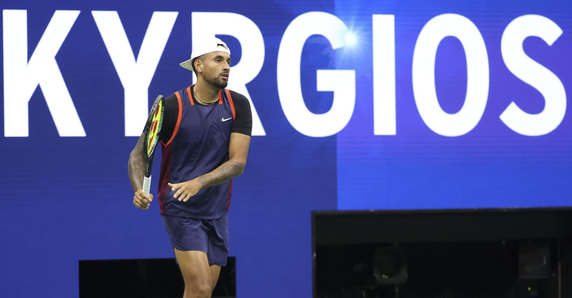 Nick Kyrgios at the 2022 US Open - Source: Getty