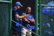 Former Sri Lankan captain Sanath Jayasuriya (right) (Image Credits: Getty Images)