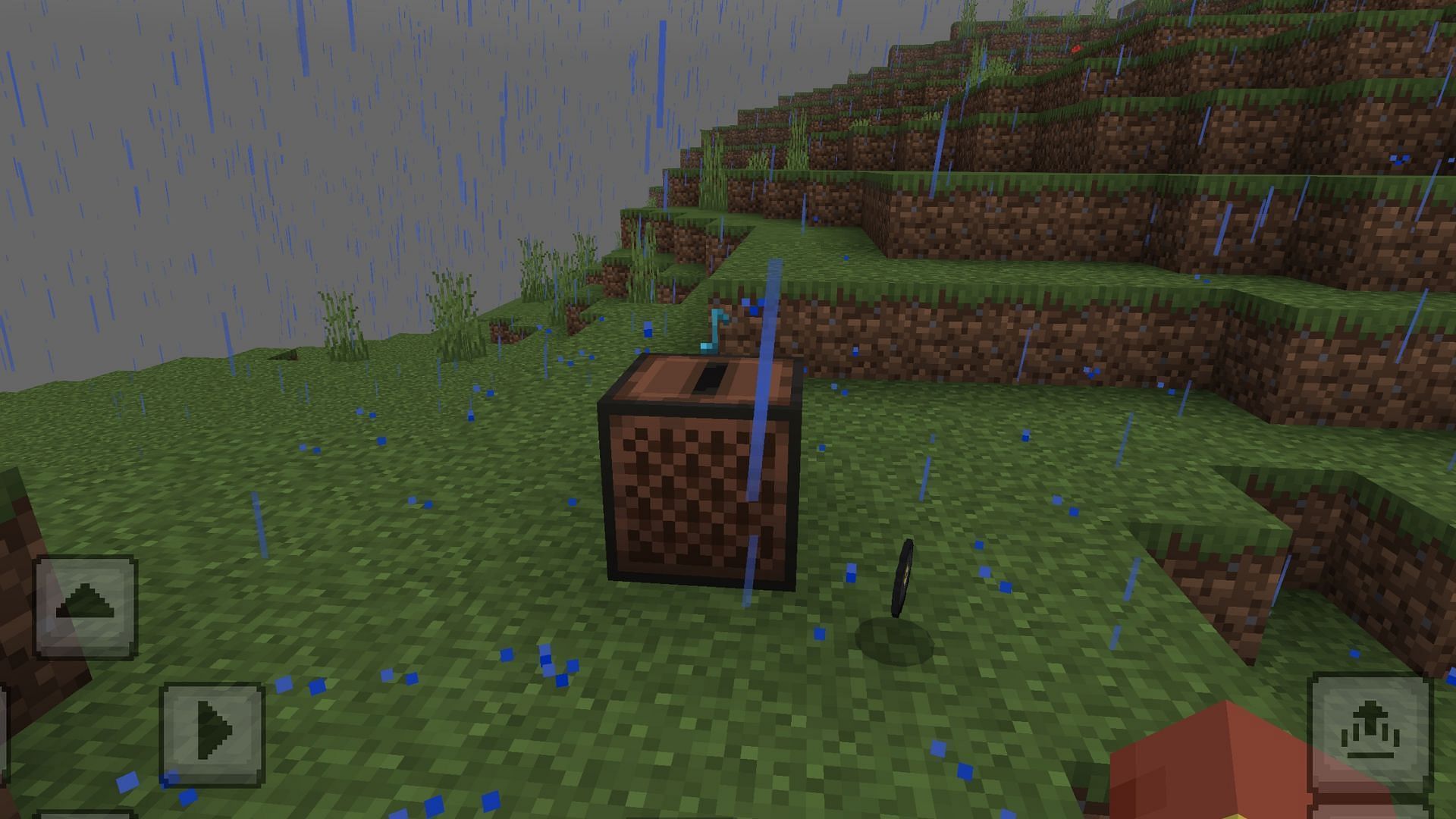 Jukebox does not eject discs in Minecraft. (Image via Mojang Studios)