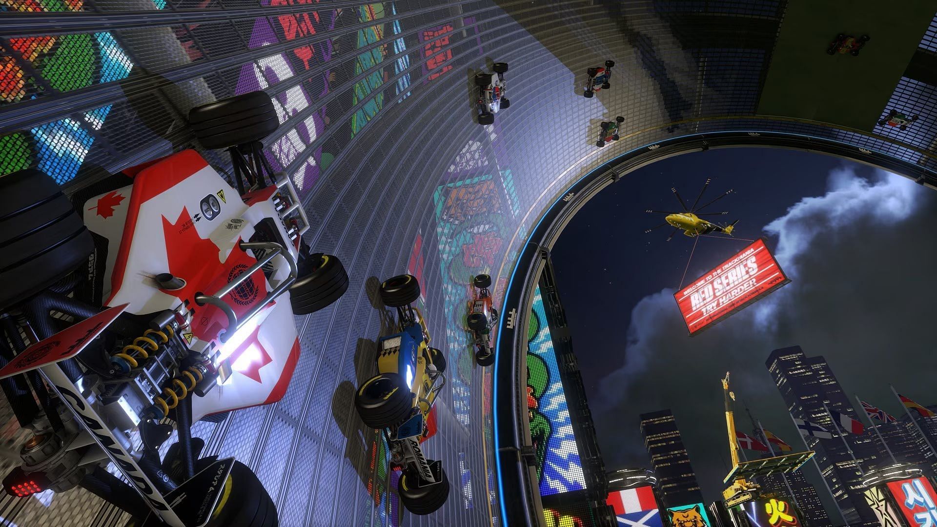 Trackmania Turbo keeps players on edge at all times in the pursuit of saving time (Image via Ubisoft)