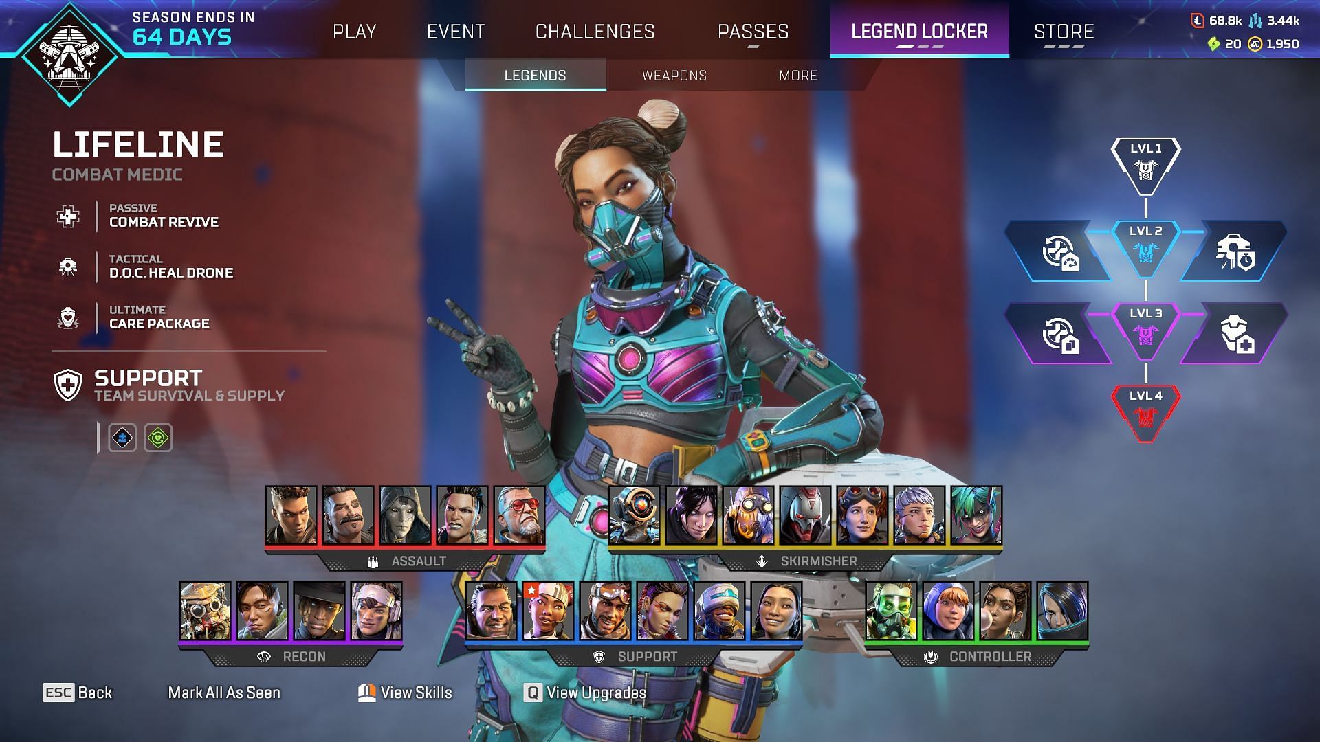 Lifeline in Apex Legends (Image via EA)