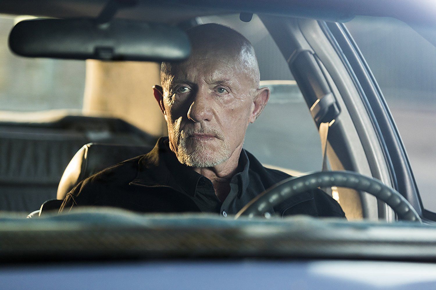 Jonathan Banks (Mike Ehrmantraut) in Breaking Bad&#039;s spinoff Better Call Saul (image via AMC)