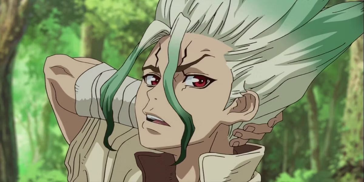 Senku Ishigami in Dr. Stone.