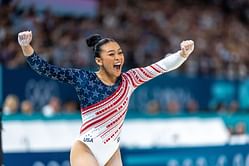 Children from Suni Lee's home gym in Minnesota were all gathered to cheer for the gymnast winning bronze at the Paris Olympics 2024