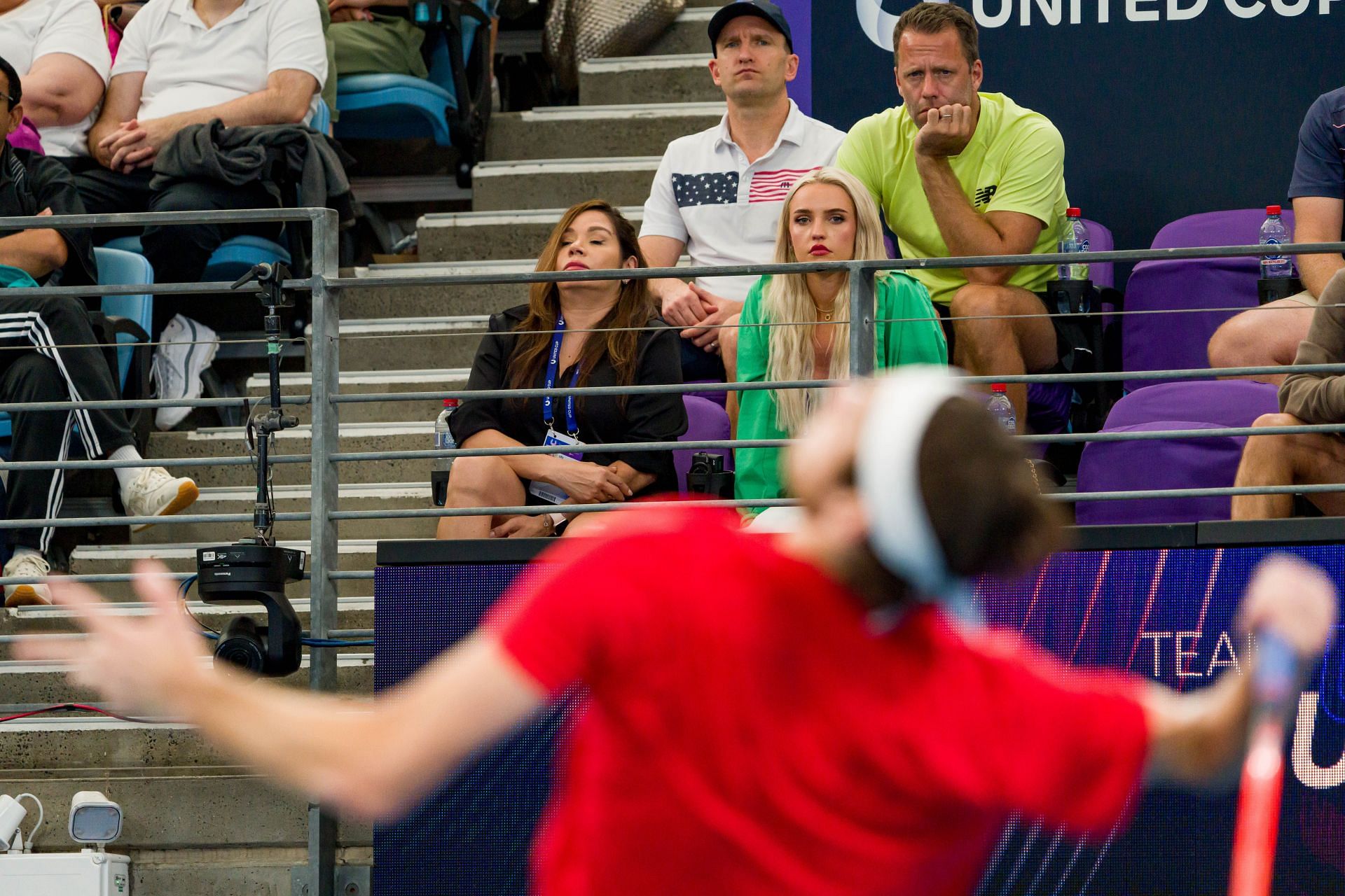 Morgan Riddle watches on as Fritz competes (Image Source: Getty)