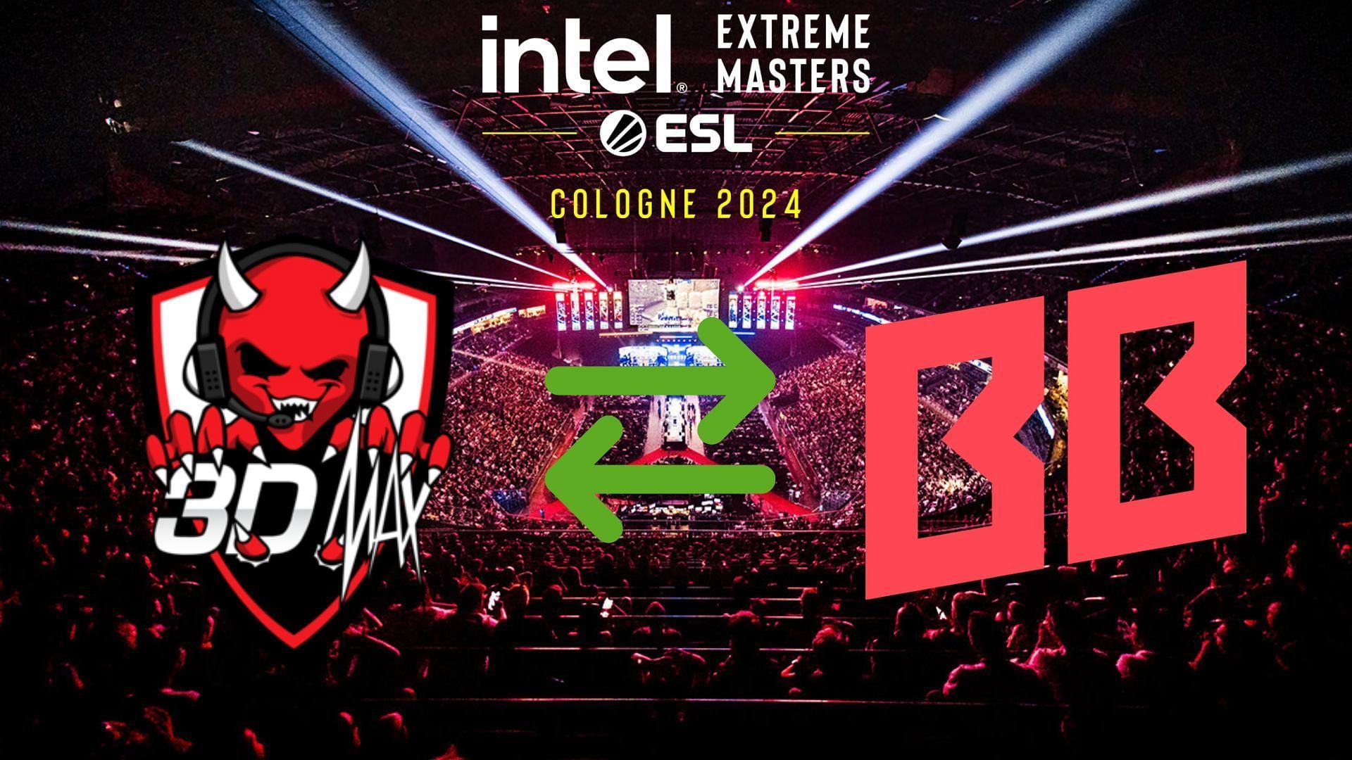 3DMAX is all set to replace BetBoom in IEM Cologne 2024 (Image via Sportskeeda)