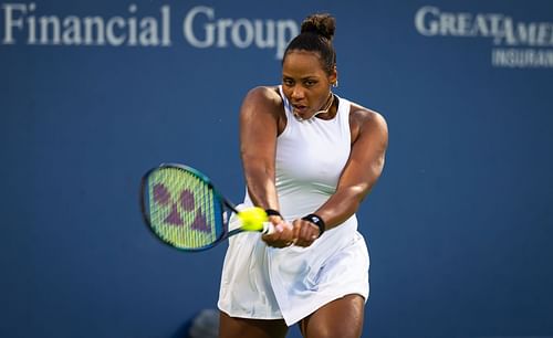 Taylor Townsend at the Cincinnati Open. (Photo: Getty)