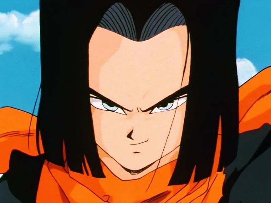 Android 17 as seen in the Z anime (Image via Toei Animation).