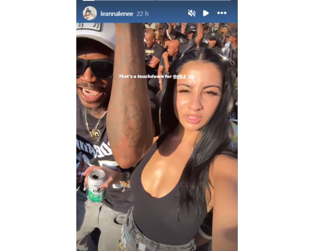 Leanna Lenee “Prime time baby” Travis Hunter’s fiancée Leanna shows