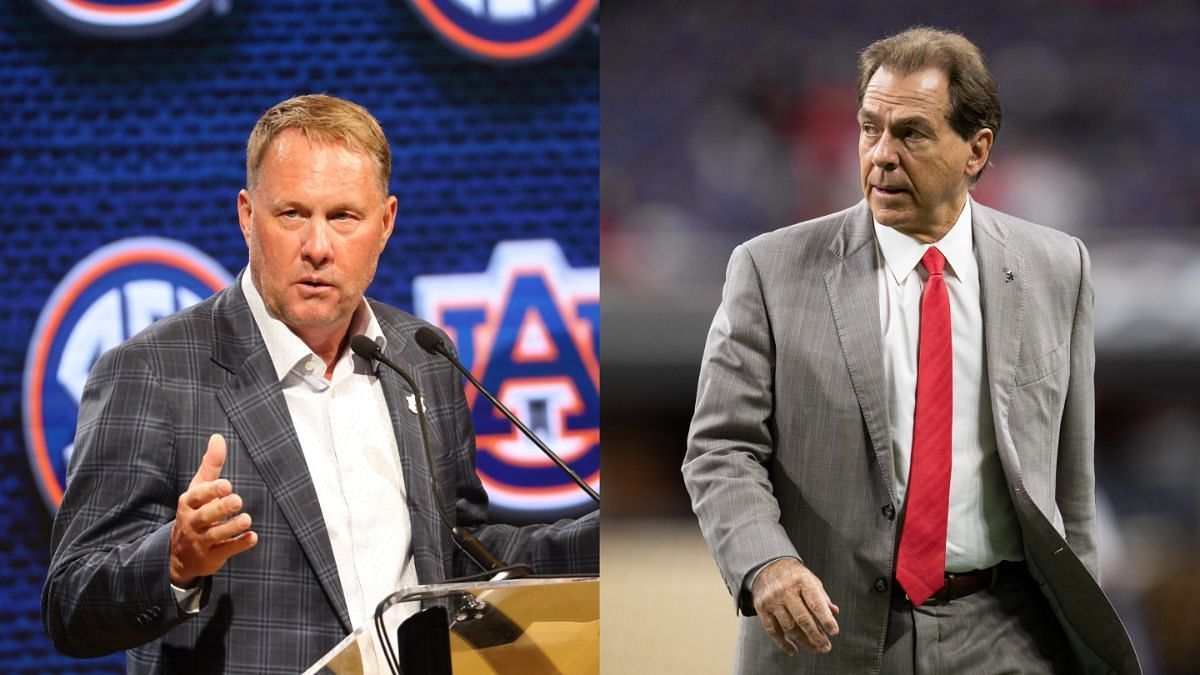 CFB fans call Auburn HC Hugh Freeze a &ldquo;Sore loser&rdquo; following bold Nick Saban comment