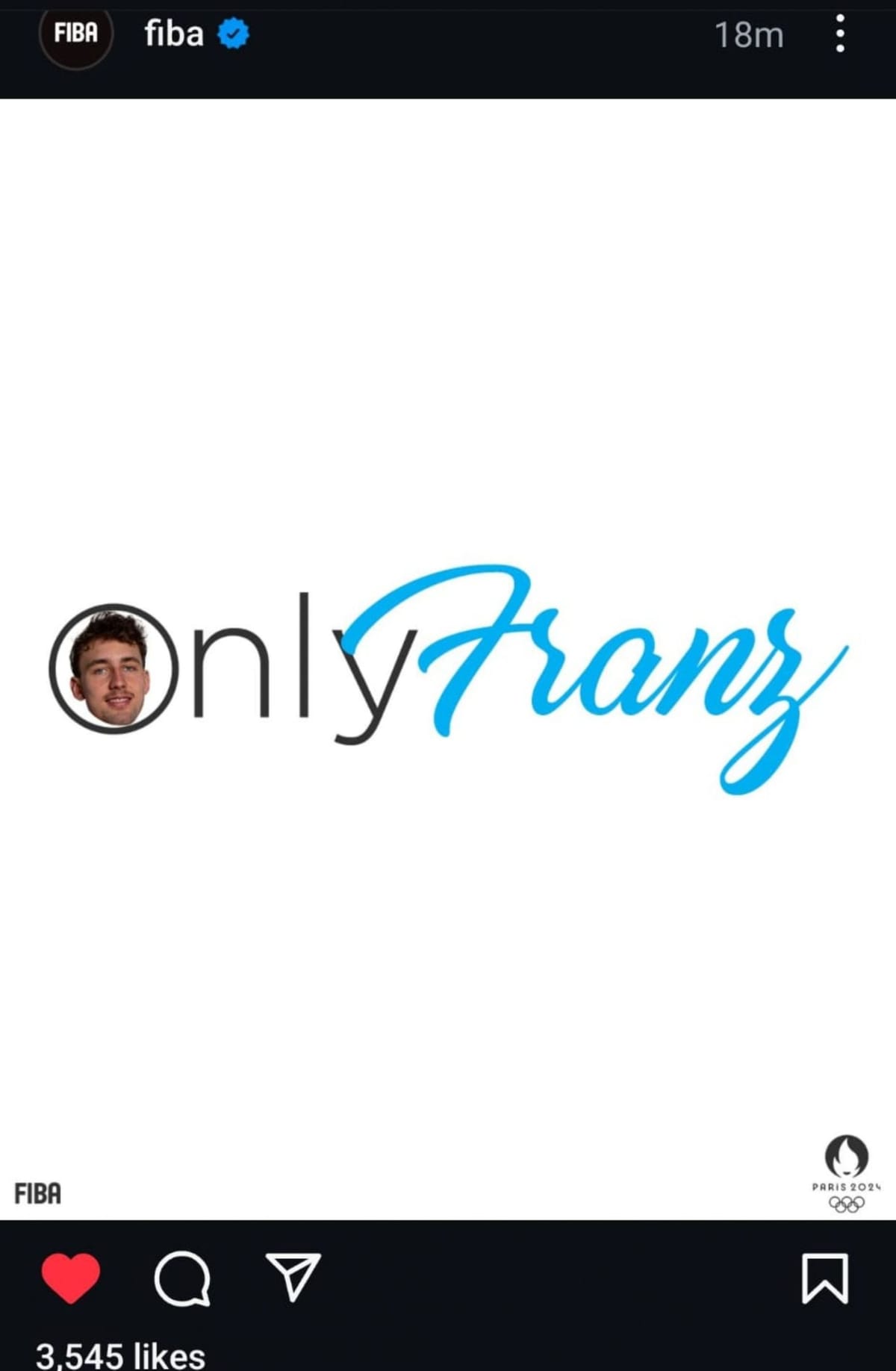 FIBA deletes controversial OnlyFans social media post involving Franz