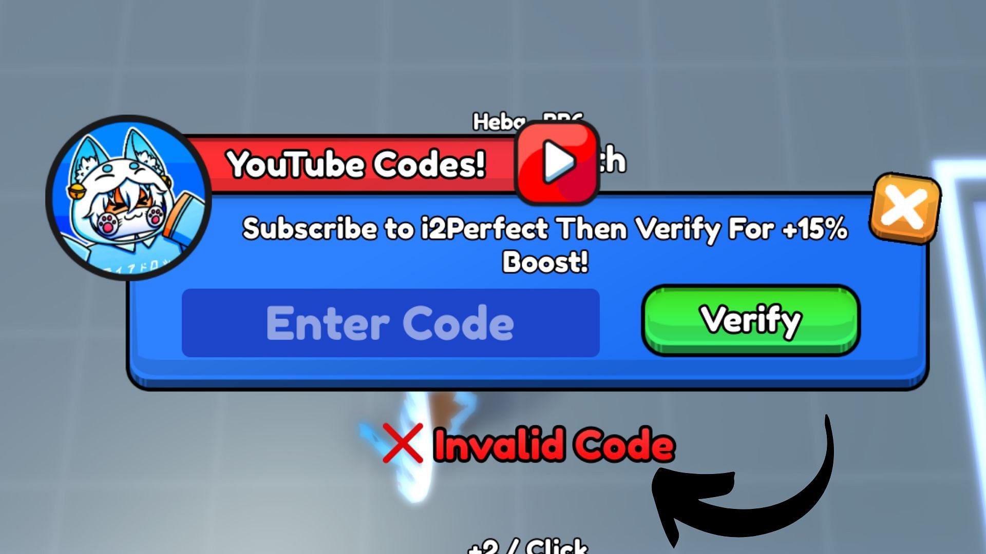 Chair Battle Simulator invalid code issue (Image via Roblox || Sportskeeda)