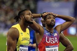 "I'm going to have to swallow my pride"- Noah Lyles opens up on moments before the 100m final results were displayed at the Paris Olympics